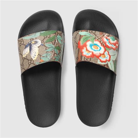 cartoon gucci slides|new Gucci slides for women.